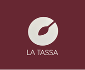 Logo de La Tassa, restaurante con diseño minimalista y elegante.