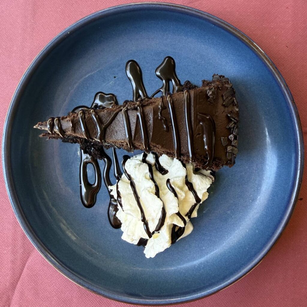 tarta de chocolate Restaurante La Tassa en Valencia